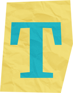 Magazine Letter T Cut Out Paper Texture